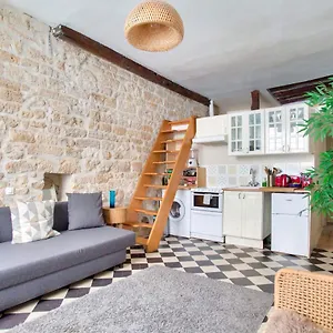 Cozy 1 Mezzanine & 1bedroom Louvre Moulins Free Netflix Paris